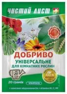 Добриво кристалічне Чистий Лист універсальне для Кімнатних рослин 20 г