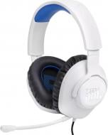 Навушники JBL Quantum 100P (JBLQ100PWHTBLU) white/blue (993500)