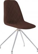 Стул обеденный Nowy Styl LIYA SN CHROME (BOX-1) RMB SORO-28 коричневый / хром