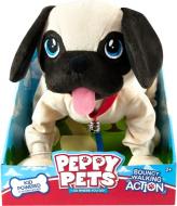 Игрушка мягкая интерактивная Peppy Pets Веселая прогулка Мопс 245291