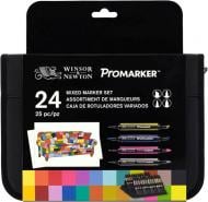 Набор двусторонних маркеров W&N Микс 24 шт. 0290037 разноцветный
