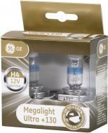 Автолампа галогенна GENERAL ELECTRIC Megalight Ultra +130% (50440XNU) H4 60/55 Вт 2 шт.(GE 93039913)