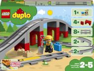 Конструктор LEGO DUPLO Железнодорожный мост и рельсы 10872