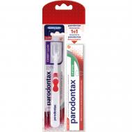 Набір Parodontax зубна паста «Фтор» 50 мл + зубна щітка «Експерт чистоти» середньої жорсткості
