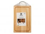 Доска кухонная с ручкой Жива 20х25х2 см ясень