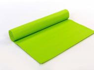 Коврик для фитнеса, йоги, Йогамат, Feel Fit Profi 173-61-0,5 см Зеленый