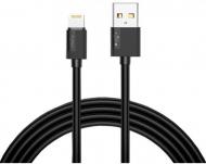 Кабель T-PHOX USB 2.0 AM TO LIGHTNING 1,2 м черный (T-L801 black PB)