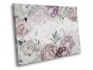 Картина Рисованные пионы 60x45 см WallArt 54497-1.2
