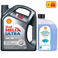Моторное масло SHELL промонабор Helix Ultra ECT C3 + Winter Screenwash Conc. (-55°С, 1 л) 5W-30 4 л (ТОВ-У512755)