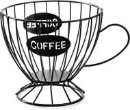 Фруктовница Viva LACY CUP BLACK 19.5x14x10.5 см (B090062)