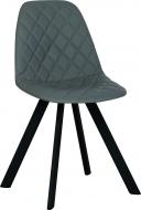 Стул обеденный Nowy Styl LIYA 4L BLACK (BOX-1) RMB ECO-70 серый / черный