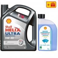 Моторное масло SHELL промонабор Helix Ultra Professional AF + Winter Screenwash Conc. (-55°С, 1 л) 5W-30 4 л (ТОВ-У512757)
