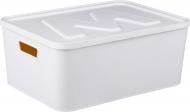 Ящик для зберігання Gonpa білий Memo M 14 л G548 280x380x160 мм