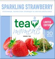 Чай Tea Moments Sparkling Strawberry в пірамідках 20 шт. 34 г