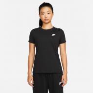 Футболка Nike W NSW CLUB TEE DN2393-010 р.L черный
