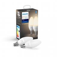 Лампа світлодіодна Philips E14 5.5W (40 Вт) 2700K ZigBee Bluetooth 2 шт. white