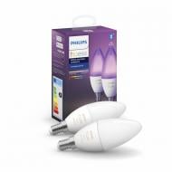 Розумна лампа Philips hue Smart 2 шт. 5,3 Вт C37 матова E14 220 В 2000-6500 К 929002294210