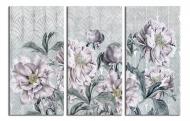 Картина модульная Пушистые пионы 180x120 см WallArt 54501-3.4