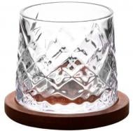 Стакан Viva SHTOX ROMB (B060708) с бамбуковой подставкой 280 мл