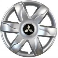 Колпак для колес SKS Mitsubishi 318 R15" 4 шт. серебряный