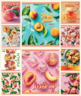 Тетрадь 48 листов клетка серия ароматная (персик) Тетрада