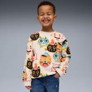 Свитшот Puma MOODY CAT AOP Crew TR PS 63220787 р.110 бежевый