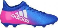 Бутсы Adidas X 16.3 FG BB5641 р.45 1/3 голубой