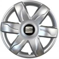 Ковпак для коліс SKS Seat 318 R15" 4 шт. срібний