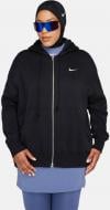 Джемпер Nike W NSW PHNX FLC FZ OS HOODIE DQ5758-010 р.M черный