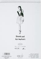 Альбом для маркерів на спіралі Authentic A3 42х29,7 см 100 г/м² 50 сторінок Smiltainis