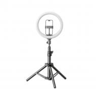 Комплект блогера RTAKO ZJ-ZBT01 Live Streaming Stand with Ring Light and Floor Tripod ABS Black