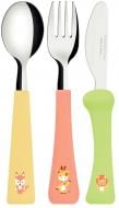 Набір столових приборів дитячий Tramontina Baby Friends 3 предмети (23797/906) Набір столових приборів дитячий Tramontina Baby Friends 3 предмети (23797/906)