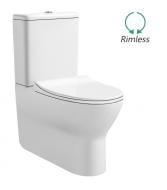 Унитаз-компакт Grace ARIA двухсекционный со смывом RIMLESS с сиденьем UF с плавным закрытием и металлическим креплением