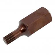 Бита Forsage 12-лучевая SPLINE M5х30 ммL, 10 мм 1 шт. F-1783005 Premium