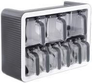 Набор для специй Violet House 0439 Spice Antr White 9 шт. Набор для специй Violet House 0439 Spice Antr White 9 шт.