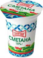 Сметана Злагода 15 % 280 г стакан