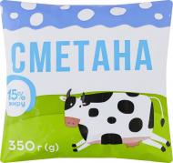 Сметана Дживальдіс 15% 350 г
