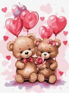 Картина по номерам Влюбленные медведи ©art_selena_ua 30x40 см Ideyka