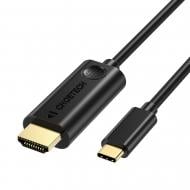 Кабель Choetech USB-C на HDMI 4K@30Гц 3 м чорний (XCH-0030BK)