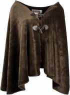 Пончо Underprice р. one size коричневый