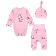 Комплект для новорожденных Фламинго розовый р.56 433-015