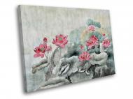 Картина Розовый лотос 40x30 см WallArt 54511-1.1