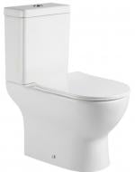 Унитаз-компакт Ravak VANDA S Combi RimOff напольный с сиденьем