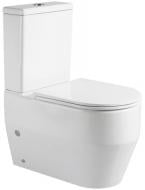 Унитаз-компакт Ravak FRESIA Combi RimOff напольный с сиденьем