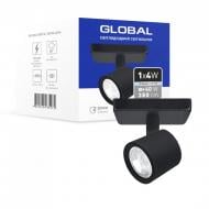 Світильник світлодіодний Global GSL-02S 4100K 1x4 Вт чорний