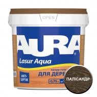 Деревозащитное средство Aura® Lasur Aqua полисандр шелковистый мат 0,07 л Деревозащитное средство Aura® Lasur Aqua полисандр шелковистый мат 0,07 л