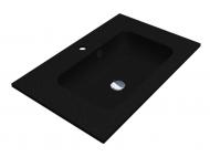 Умывальник Miraggio DELLA 700 MIRASTONE BLACK SHINE