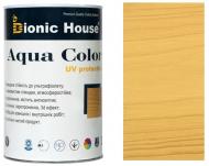 Лазур Bionic House лесуюча універсальна Aqua Color UV protect дуб світлий шовковистий мат 0,8 л