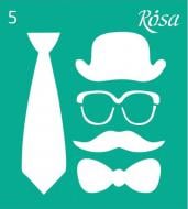 Трафарет многоразовый самоклеящий №5 3625105 90х100 мм Rosa Talent