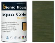 Лазур Bionic House лесуюча універсальна Aqua Color UV protect мірта шовковистий мат 0,8 л